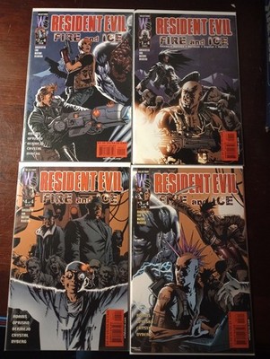 FIRE & ICE Issue 1-4 NM 9.2+ Complete Set Resident Evil Wildstorm Comic Lot of 4