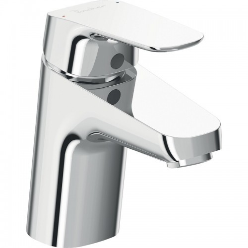 Mitigeur de lavabo Okyris Porcher, robinet mitigeur mécanique chromé cartouche CH3