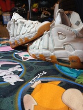 Nike Air More Uptempo White Aqua Gum GS 2017 Size 6Y
