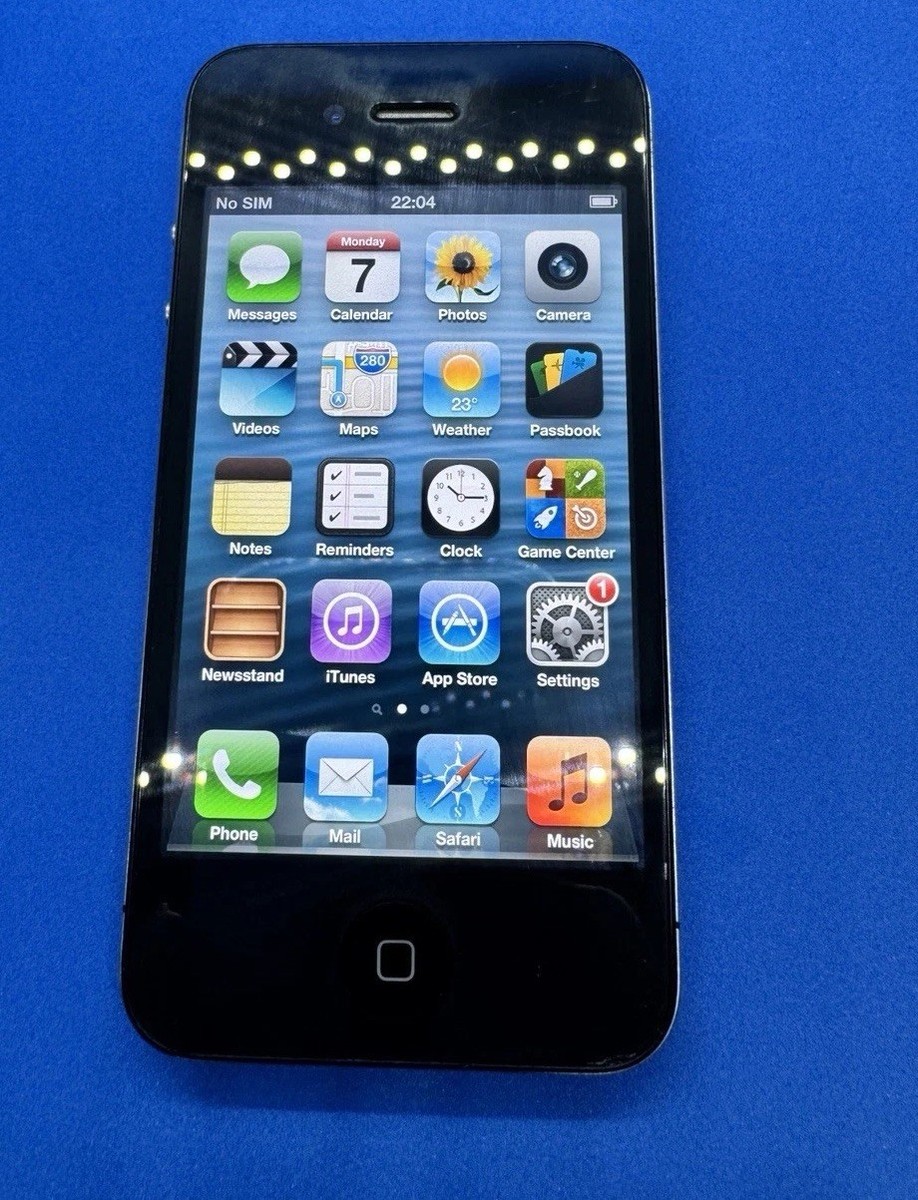 スマートフォン・携帯電話 【箱付きiOS 6.1.3】 Apple iPhone 4