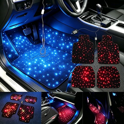 #ad Starlight Car Floor Mat App Control LED Anti Slip Universal Car Stars Mats $116.99
