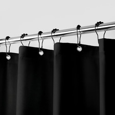 Waterproof Fabric Shower Curtain Liner, Soft Cloth Shower Liner with Magnets, Ma