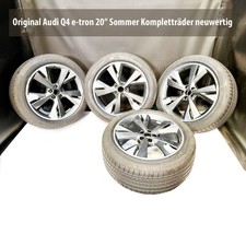 Original Audi Q4 e tron Satz 20" Alu Kompletträder Sommer 89A601025E 89A601025M