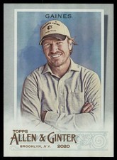 2020 Topps Allen & Ginter Silver Portraits Hot Box Parallel Chip Gaines #155