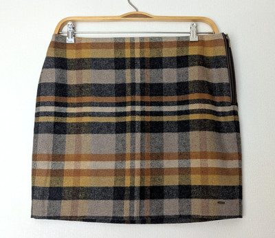 Tommy Hilfiger Wollrock 10 DE 38 Rock kariert Woll Flanell Modell Rome 2512037