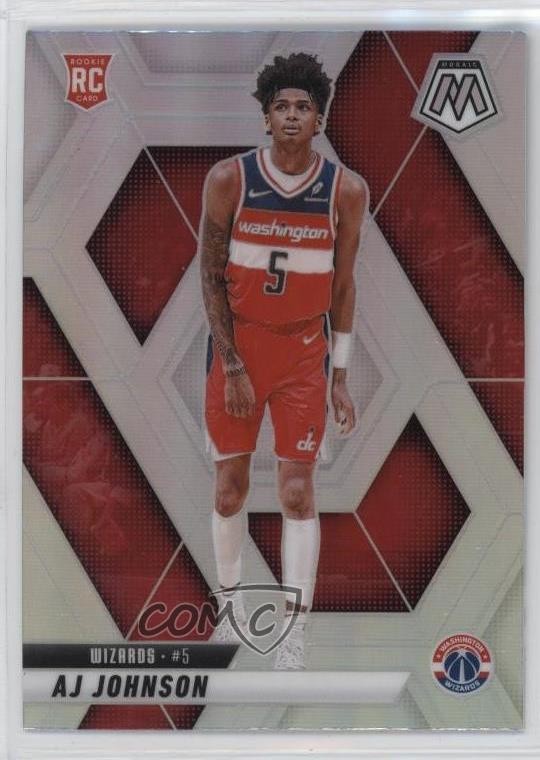 2024-25 Panini Mosaic Rookies Silver Prizm AJ Johnson #215 Rookie RC 0l1