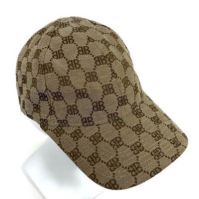 Balenciaga x Gucci Monogram The Hacker Project Baseball Cap Beige