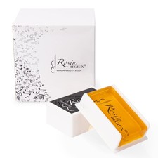 Natural Low Dust Rosin 2-Pack for Violin, Viola and Cello with Yellow Amber