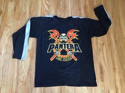 Vintage Pantera Hell Patrol Long Sleeve T-SHIRT Size Large L Very Nice