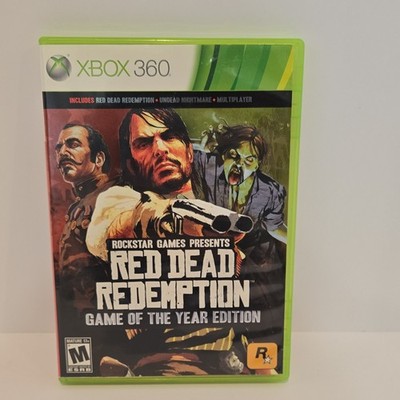 Red Dead Redemption Game of the Year Xbox 360 Rockstar Action Adventure Multipl 