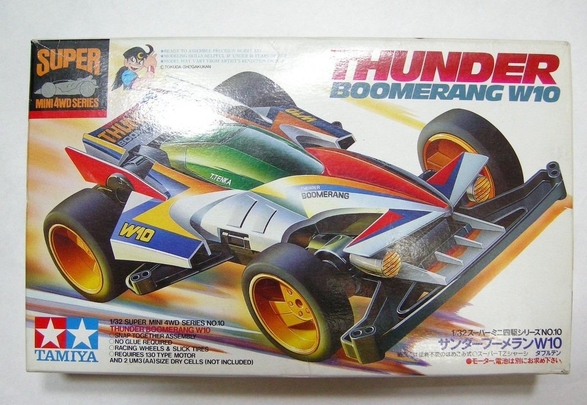 TAMIYA 1997 1/32 SUPER MINI 4WD SERIES : NO.10 THUNDER BOOMERANG