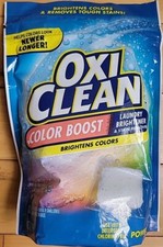 Oxiclean Oxi Clean Color Boost Laundry Brightener&Stain Remover Power Pacs 18ct