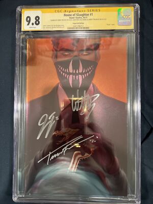 house of slaughter 1 cgc 9.8 Triple Signed Frisom Dell E dera Tynion 