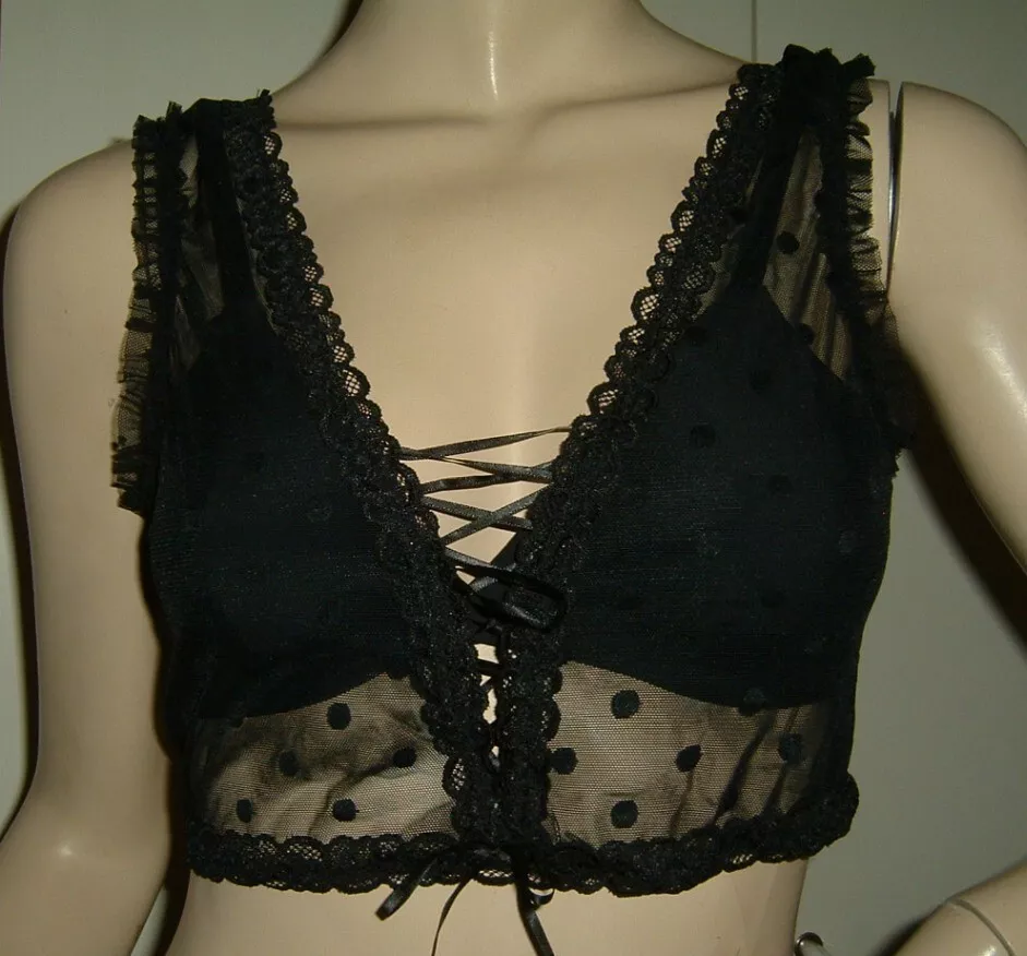 INTIMISSIMI REGGISENO TOP PIZZO NERO S LINGERIE SEXY INTIMO BRA