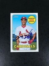 2018 Topps Heritage MAGNEURIS SIERRA #378 Signed Auto In Person