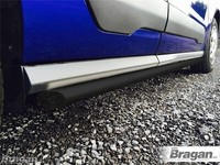 Schwarz Edelstahl Seiten Stangen FüR LDV Maxus V80 Swb Van Trittbrett ZubehöR