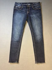 Vigoss THE CHELSEA Skinny Fit Women's 30x30 Dark Wash Blue Denim Jeans