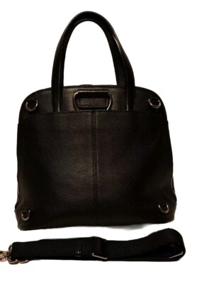 BRIGHTON PRETTY TOUGH BLACK MILES CONVERTIBLE BACKPACK  display picture 3