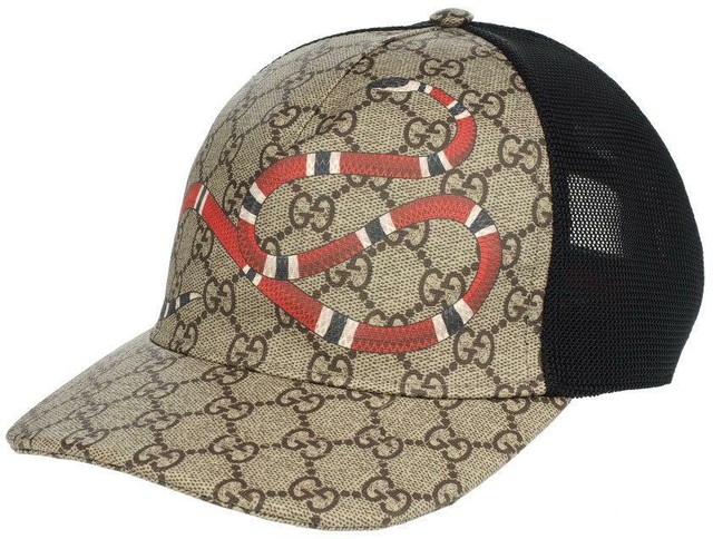 original gg canvas baseball hat with web price