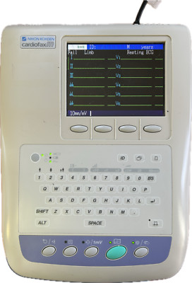 NIHON KOHDEN EKG Gerät Typ Cardiofax M Model ECG-1350K