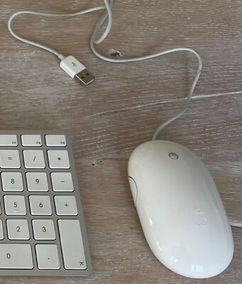   Orig. Apple Mighty Mouse (A1152) schnurgebundene Maus mit Trackball, Rg.-MwSt.