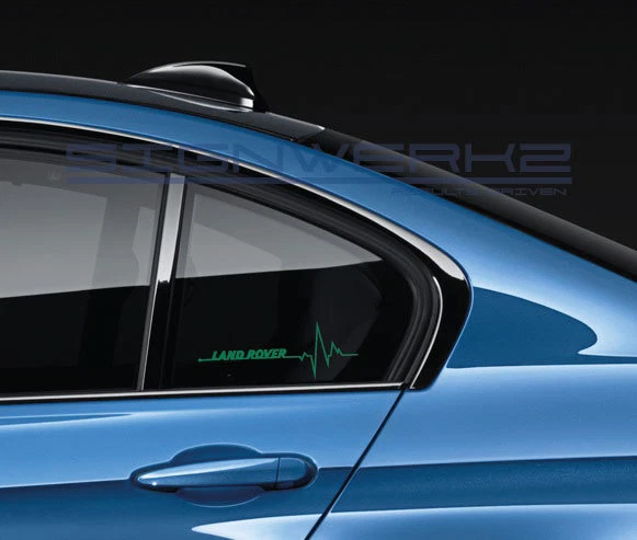 Land Rover Heartbeat Pulse Calcomanía LR2 LR4 Range Rover Discovery evoque Velar Par Foto 3 de 4