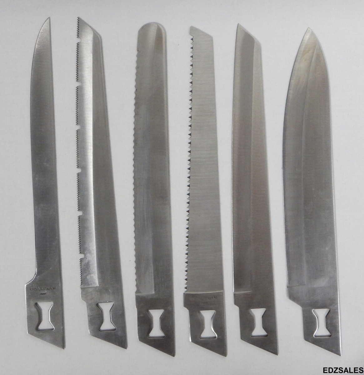 Kershaw Blade Trader 6 Interchangeable Blades Wood Handle Set w