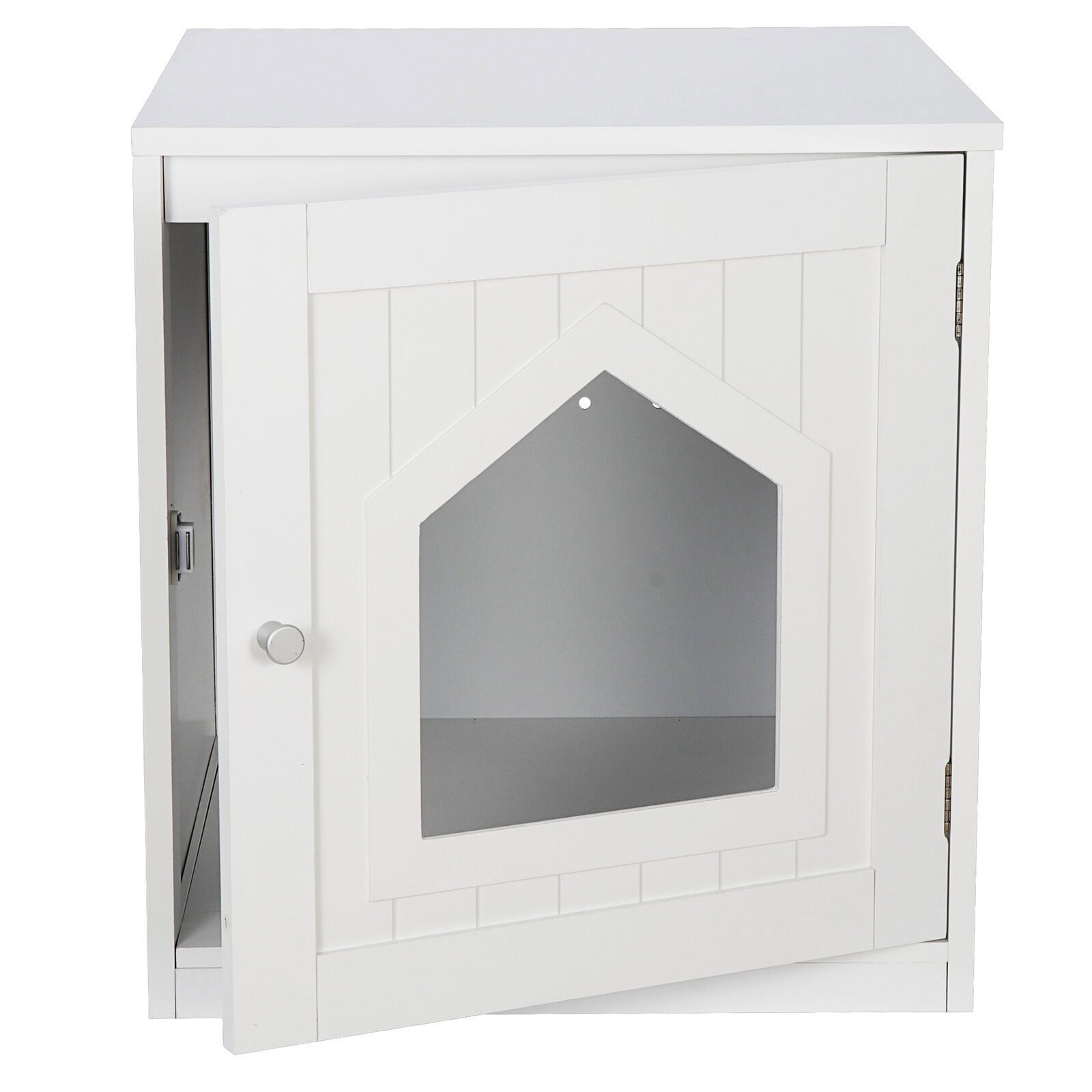 Cat Litter Box Enclosure Litter Box Furniture Cat Washroom Black/Brown/White
