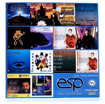 ESP New Age Sampler 2003 CD ESP Entertainment YOGA MEDITATION HEALING