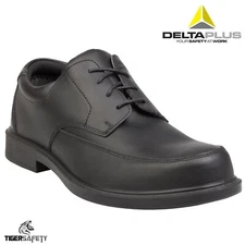 Delta Plus Bristol S3 SRC Black Mens Composite Toe Cap Oxford Work Safety Shoes