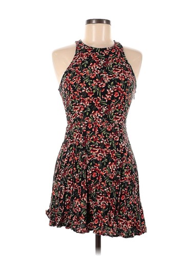 hollister skater dress Hollister Long-Sleeve Crochet-Style Mini Skater Dress