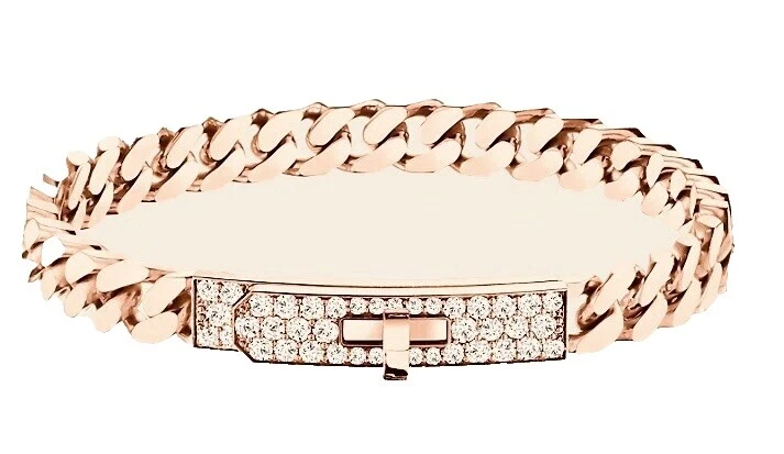 HERMÈS Rose Gold Plated Fashion Jewelry
