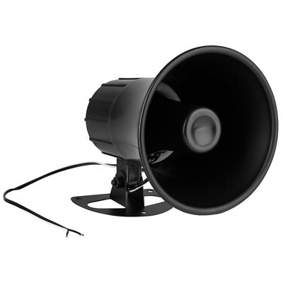 5'' Indoor / Outdoor Horn Speaker Black