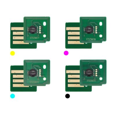 4x Toner Chip Y/M/C/K passt für Xerox WorkCentre 7855i 006R01517 ..20 Ost Europa