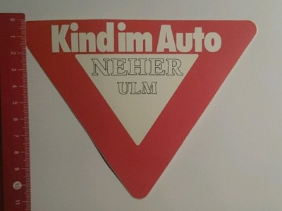 Sticker/Decal: Child in the car Neher Ulm (16101615)