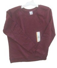 TIME AND TRU WOMEN'S SWEATSHIRT RELAXED FIT SUPER SOFT PURPLE NEW 5L28