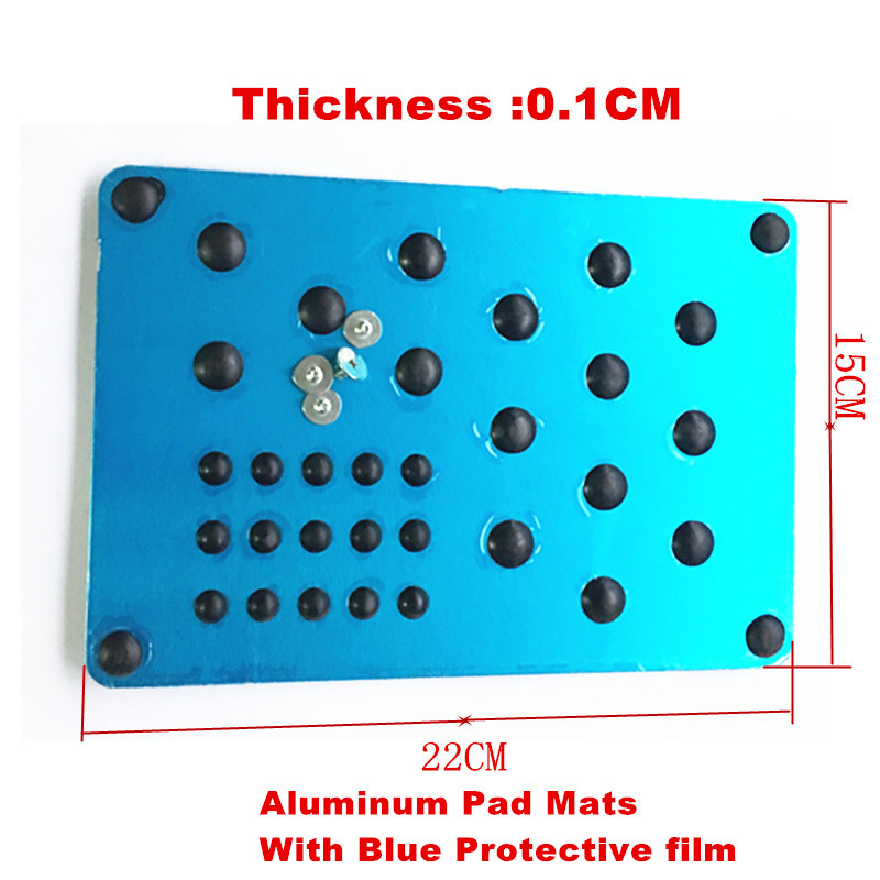 MINI ALUMINUM CAR FLOOR CARPET MAT PATCH NONSLIP FOOT HEEL PEDAL