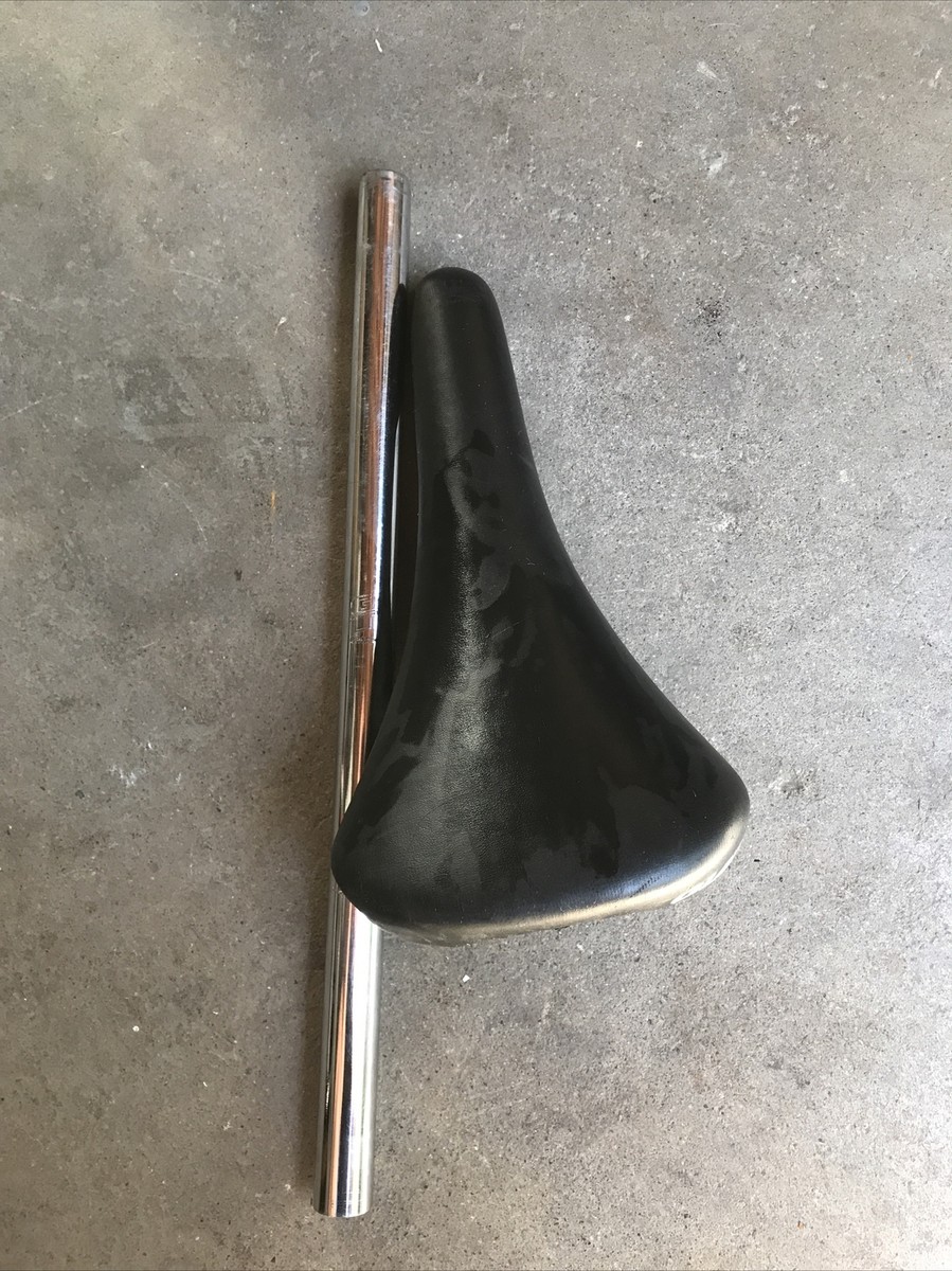VINTAGE GT BICYCLES CR-MO SEAT POST And Giant Seat BMX FREESTYLE