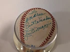 Vintage Joe DiMaggio Signed Official American League Baseball  No COA