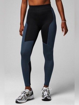 NWT Fabletics Atlantis Scuba Seamed High-Waisted Leggings Women s Plus size XXL