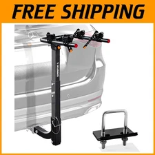 Double Foldable Bike Rack for 2" Hitch Receiver