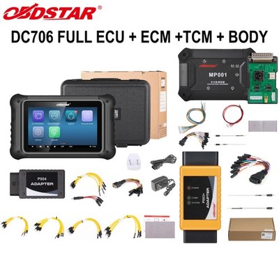OBDSTAR DC706 E-C-U Tool By OBD or BENCH Full Version With P003+ Kit & MP001 Kit