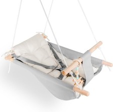 Indoor Outdoor Baby Canvas Hammock Swing Toddler Chair, 3 Modes, 5-Point R024