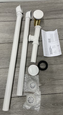 Signature Hardware 437337 Pop-Up Tub Drain - Standard Overflow - White READ