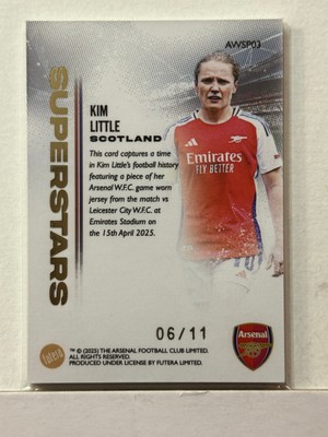 2024-25 Futera Club FX Arsenal Superstars Relic Gold #03 Kim