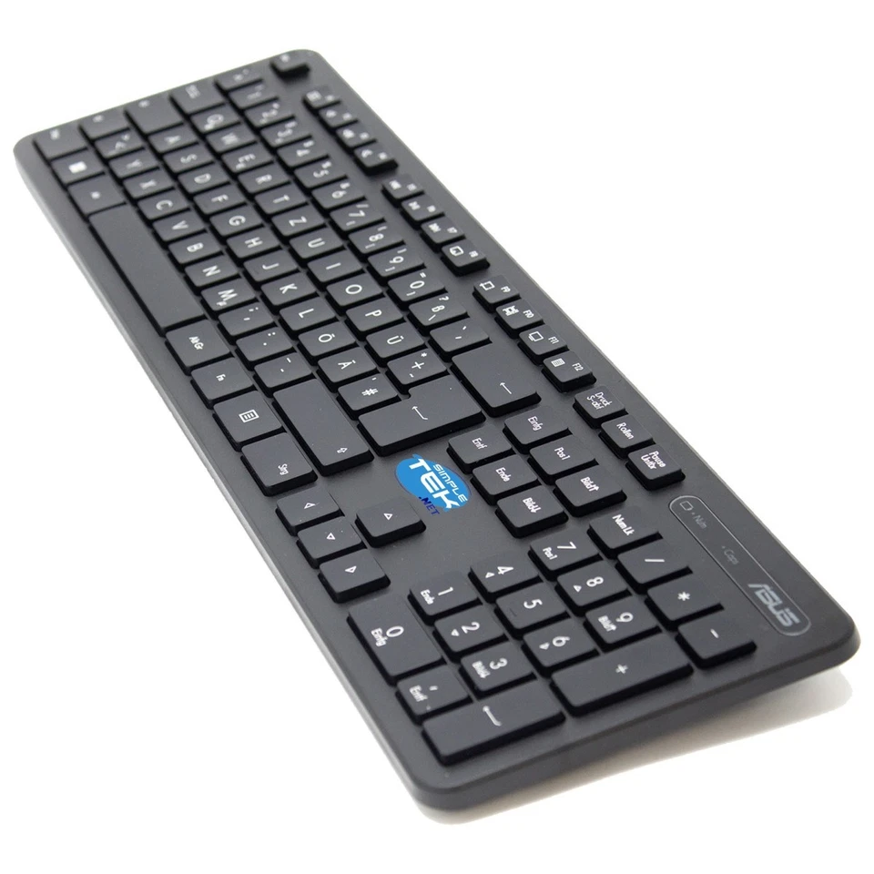 Asus Cw100 Wireless Mouse And Keyboard Kit German Qwertz Layout Black Wifi - Image 3 of 4