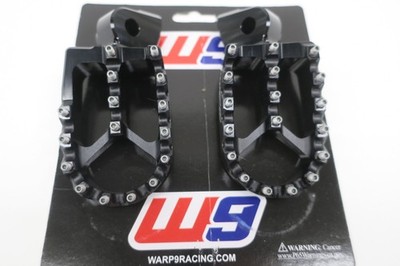 Warp 9 Oversized MX Foot Pegs Black. YAMAHA WR/YZ