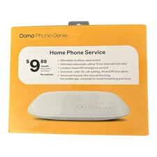 Ooma Phone Genie VoIP Internet Home Phone Service Open Box NEW Checked