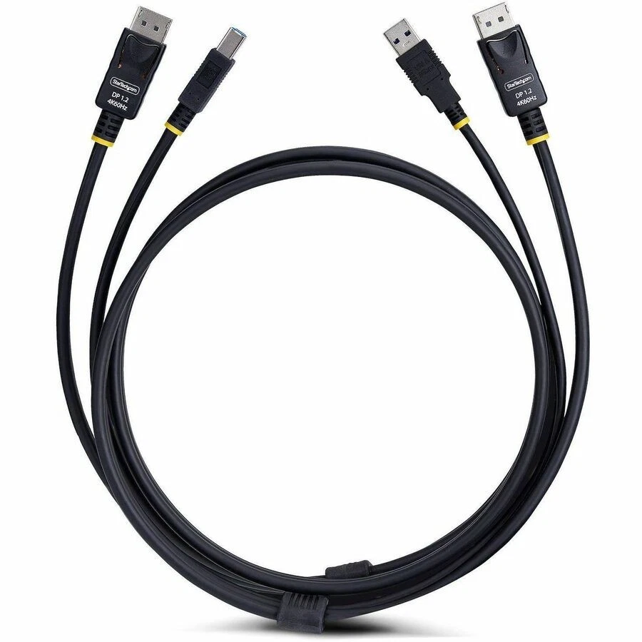 StarTech.com 10ft [3m] DisplayPort and USB 5Gbps KVM Cable, Up to 4K 60Hz, DP - Image 3 of 4