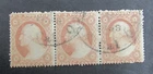 nystamps US Stamp Rare Used Strip              Y22x1820